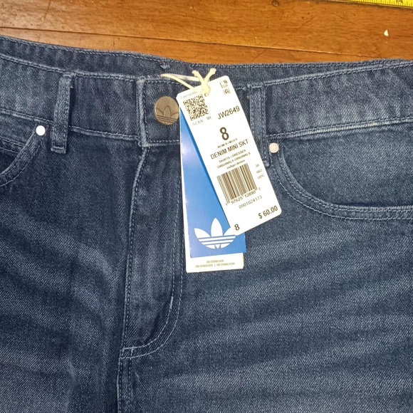 Adidas Women's Blue Denim Skirt - Picture 4 of 6